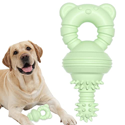 FASSME Kauspielzeug für Hunde, saubere Zähne, Gummi-Schnuller, Kauspielzeug, Zahnreinigung und Zahnfleischmassage, robustes Hundespielzeug für kleine und mittelgroße Hunde von FASSME