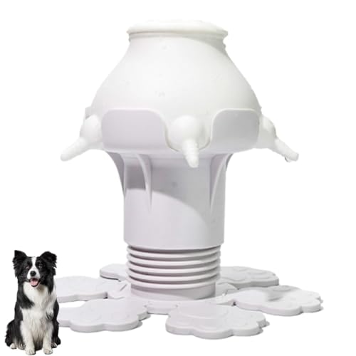 Pet Nipple Milk Feeder - 300ml Silikon Flaschen Feeder | Silikon Silikon Nippel Welpen Futterspender für Welpen, Kätzchen, Kaninchen, Hunde, Katzen von FASSME