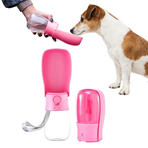 Hunde-Wasserflasche zum Spazierengehen, 300 ml, faltbare Haustier-Trinkspender-Flasche | Hunde-Wanderausrüstung, Outdoor-Haustierbedarf für Katzen, Kaninchen, Welpen, Kätzchen von FASSME