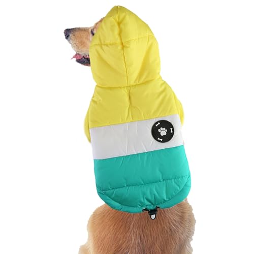 Hundemantel für kaltes Wetter, winddicht, warm, für kaltes Wetter, bequeme warme Hundejacke, Welpenkleidung, Hundemantel für kleine, mittelgroße und große Hunde von FASSME