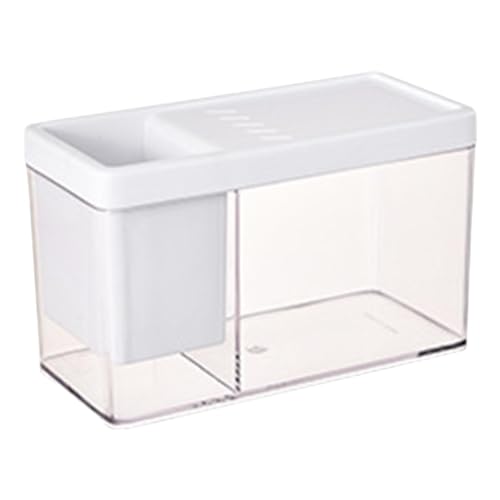 Kleines Aquarium, kleines Aquarium | Transparentes Aquarium,Betta-Aquarium-Desktop-Fischschalen-Organizer für Garnelen-, Betta- und kleine Krabbenlebensräume von FASSME