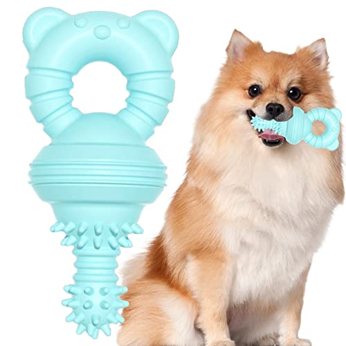 Molar Clean Teeth Rubber Toy, Dog Toothbrush Toy Tough Dog Toys for Aggressive Chewers, Toughest Natural TRP Dog Interactive Dog Toys, Teeth Cleaning Chews for Large Medium Breed Dogs von FASSME