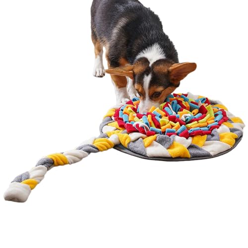 Spielzeug zur geistigen Stimulation für Hunde, Schnüffelmatte für Hunde, Sichere Leckerlimatte für Hunde, Schnüffelmatte, Futterpuzzles in Bonbonform, Interaktives Hunde-Anreicherungsspielzeug, Geruch von FASSME