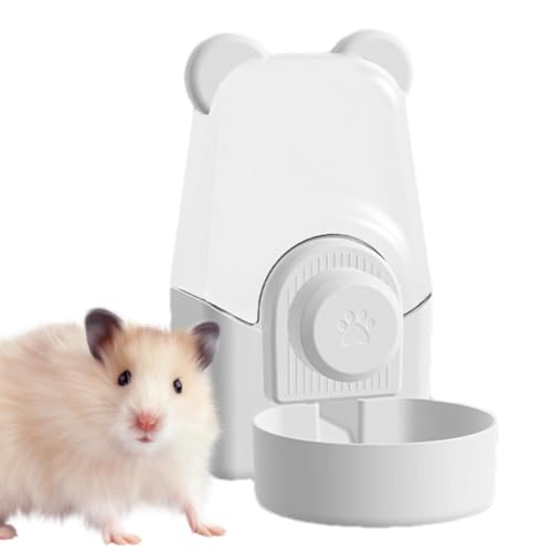 Tier-Wasserspender, Hamster-Wasserflasche | Automatischer Käfig-Wasserflaschen-Wasserspender für Zwinger,Vielseitiger Haustierkäfig, hängender Wasserspender, Trinkflasche für Kleintiere für zu Hause von FASSME