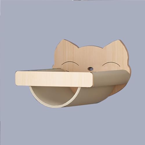 FATACO Kletterwand Katzen, Set Katzentreppe Wand, Inklusive Katzen-Hängemattenbett, Katzenleiter, Katzenkratzbaum, Katzenbrücke, Unabhängige Kreative Abstimmung, Stabil und Langlebig (Size : C6) von FATACO