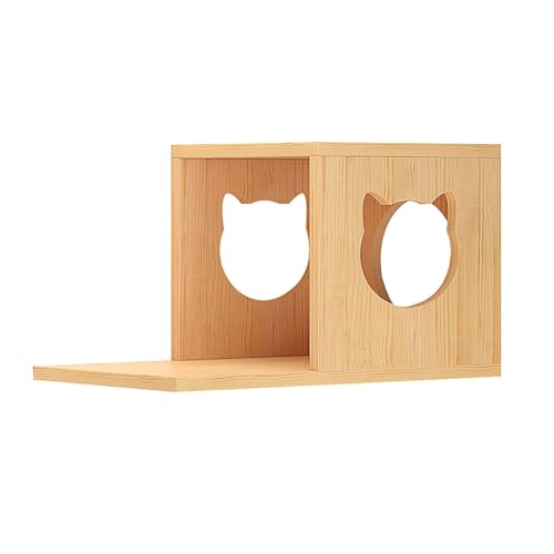 FATACO Kletterwand Katzen Set Große Katzen, Inklusive Katzenwandstufen, Katzenhaus, Katzenkratzbaum, Können Selbst Gebaut und Frei Kombiniert Werden (Size : C7) von FATACO