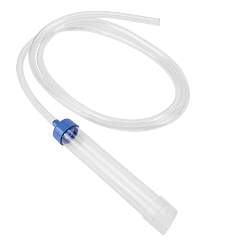 FAUOSWUK Aquarium-Siphon, 150 cm Großer Aquarium-Reiniger-Siphon Aquarium-Wasserwechsler Staubsauger für 30L Kleine Aquarien PVC-Aquarium-Siphon Siphonschlauch-Set für Aquarien von FAUOSWUK