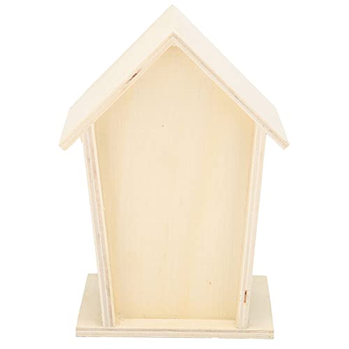 Mini-Holz-Maurer-Hotel-Set, 2 Stück, 8 x 7 x 12 cm, Woonden Multi Habitat, Insektenhaus, Maurer-Bienenhaus, Insekten-, Bienen-, Schmetterlingshaus, DIY, solides Zedernholz, Bastelset für von FAUOSWUK