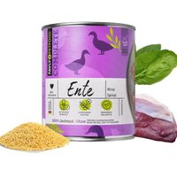 FAVLY Petfood Nassfutter Ente mit Hirse & Spinat 12x800 g von FAVLY Petfood