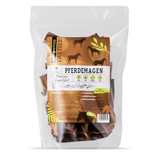 FAVLY Petfood Premium Pferdemägen für Hunde 600g - luftgetrockneter Kauartikel 100% natürlich – natürliche Zahnpflege – garantiert Keine chemischen Zusatzstoffe von FAVLY Petfood