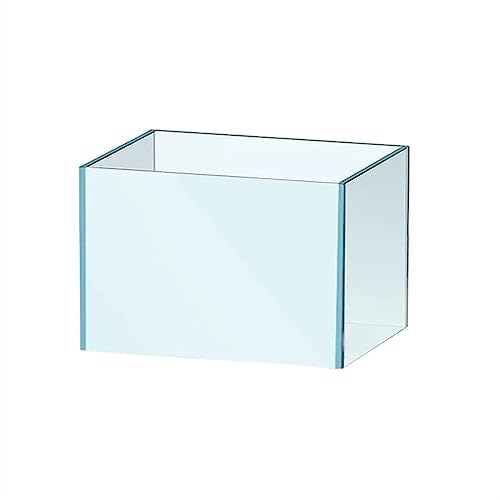 Aquarium Superweißes Aquarium Desktop Wohnzimmer Ökologisches Aquarium Kleines Ges Aquarium Kleines Goldfischbecken Großes transparentes Glasaquarium Home Office für die Desktop-Anzeige(001) von FBHappiness