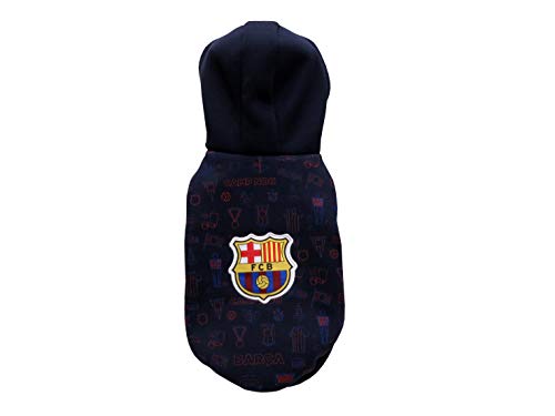 FC Barcelona Hunde-Sweatshirt, Größe XS (CyP Brands) von CYPBRANDS