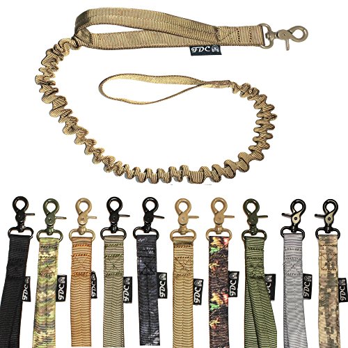 FDC Trainings-Hundeleine, robust, mit Kontrollgriff, Schnellentriegelung für mittelgroße und große Hunde (gedehnte Länge - 116,8 cm/nicht gedehnte Länge - 76,2 cm, Coyote Desert TAN) von FDC