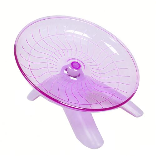 Hamster Fliegende Untertasse, Fliegende Untertasse Laufrad, Geräuschlos Kleine Haustiere Laufrad Scheibe, Mit Halterung, Transparentes Rad, Kunststoff, für Zwerghamster, Oder Andere Kleine Haustiere Hamster Fliegende Untertasse, Fliegende Untertasse Laufrad, Geräuschlos Kleine Haustiere Laufrad Scheibe, Mit Halterung, Transparentes Rad, Kunststoff, für Zwerghamster, Oder Andere Kleine Haustiere von FDDU