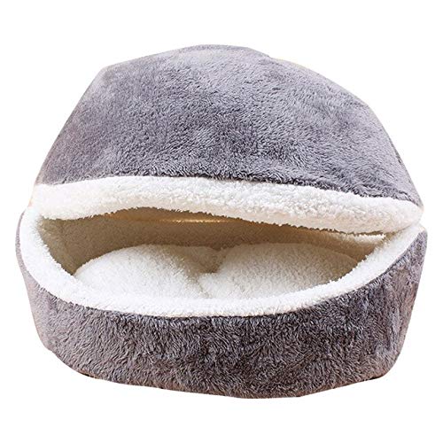 Weiche tragbare waschbare runde Bequeme Haustier niedliche Hamburger Bett Zwinger Winter warme Schlafsack Welpe Katzenkissen Mat-D, China von FDHGF