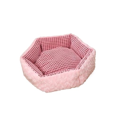 Pet Manufacturers Direct Pet Supplies Amazons Burst Pet Dog House Herbst- und Wintersaison, warmes Hundehaus, Haustierhaus (Rose 45 x 45 x 15) von FDINUDIGUHTTYYYY