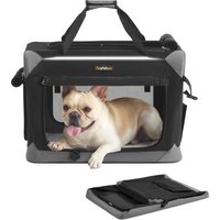 FEANDREA Hundebox faltbar, tragbar, Oxford-Gewebe, 4 Türen, mit Griffen und Seitenfach M-L M FEANDREA Hundebox faltbar, tragbar, Oxford-Gewebe, 4 Türen, mit Griffen und Seitenfach M-L M von FEANDREA