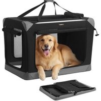 FEANDREA Hundebox faltbar, tragbar, Oxford-Gewebe, 4 Türen, mit Griffen und Seitenfach M-XXL XL FEANDREA Hundebox faltbar, tragbar, Oxford-Gewebe, 4 Türen, mit Griffen und Seitenfach M-XXL XL von FEANDREA