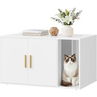 FEANDREA Katzenklo-Schrank, moderne Katzentoilette, Katzenhaus, Doppeltüren FEANDREA Katzenklo-Schrank, moderne Katzentoilette, Katzenhaus, Doppeltüren von FEANDREA