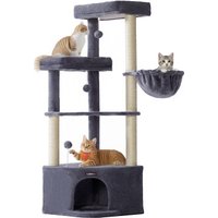 FEANDREA Kratzbaum für Raumecke mit großer Kuschelhöhle dunkelgrau FEANDREA Kratzbaum für Raumecke mit großer Kuschelhöhle dunkelgrau von FEANDREA