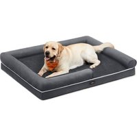 FEANDREA Orthopädisches Hundebett, Hundekissen, erhöhte Ränder, abnehmbar und waschbar schiefergrau XXXL FEANDREA Orthopädisches Hundebett, Hundekissen, erhöhte Ränder, abnehmbar und waschbar schiefergrau XXXL von FEANDREA
