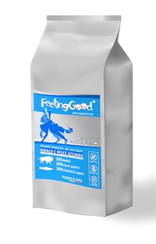 Feeling Good Für ausgewachsene Hunde, Büffel, Blauer Fisch – gratfrei von FEELING GOOD