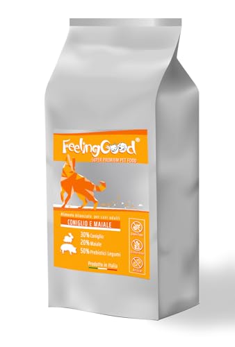 Feeling Good Für ausgewachsene Hunde Kaninchen & Schweinefleisch 12 kg Grain Free von FEELING GOOD