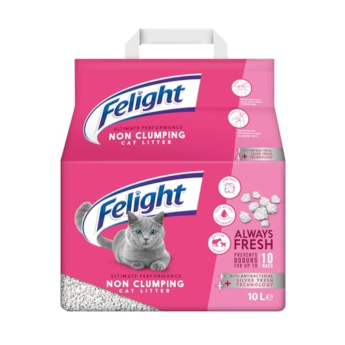 Felight Katzenstreu, geruchlos, geruchshemmend, 10 Liter von FELIGHT