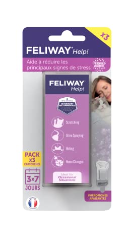 FELIWAY Help! Anti-Stress für Katzen, Sparpack, 3 x 7 Tage von FELIWAY