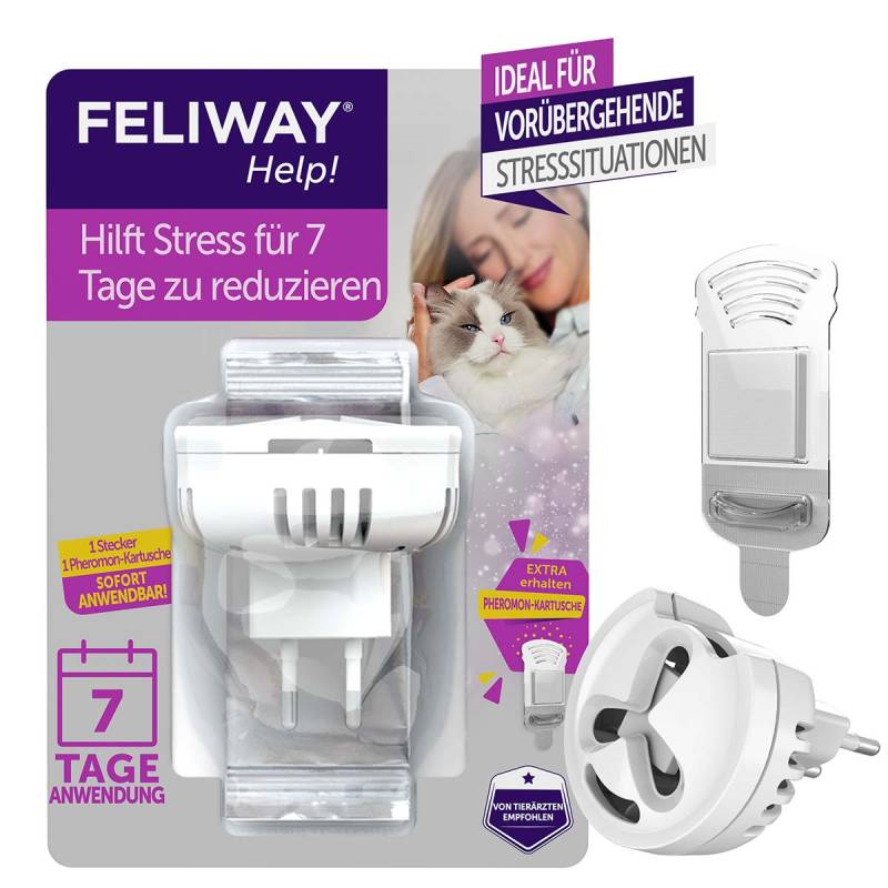 FELIWAY Help! Start-Set, Verdampfer + 1 Kartusche für 7 Tage von FELIWAY