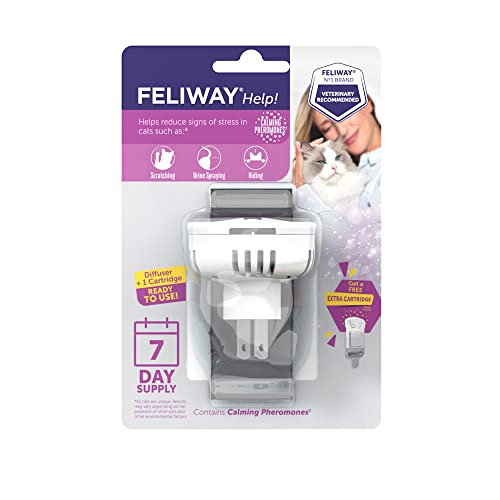 Feliway® Help! Cat Calming Pheromon Diffuser, 7 Tage Starter Kit von FELIWAY