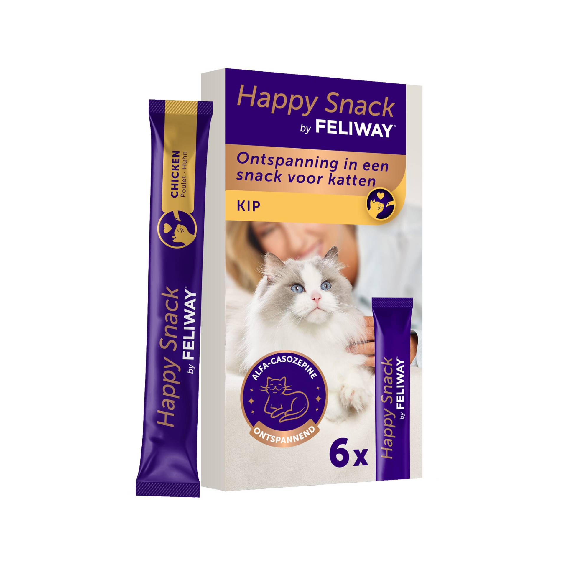 Feliway - Happy Snack - 6 x 15 g von FELIWAY