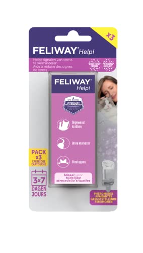 Feliway Help! - 3X 1 Cartridge - 3X 7 dagen geruststelling bij tijdelijke stressvolle situaties Feliway Help! - 3X 1 Cartridge - 3X 7 dagen geruststelling bij tijdelijke stressvolle situaties von FELIWAY