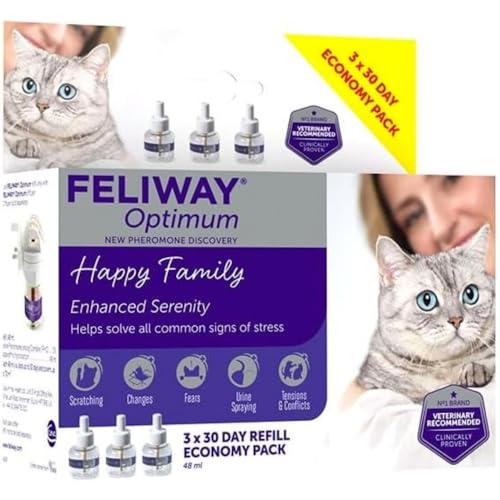 Feliway Optimum Nachfüllpack, 3 Stück von FELIWAY