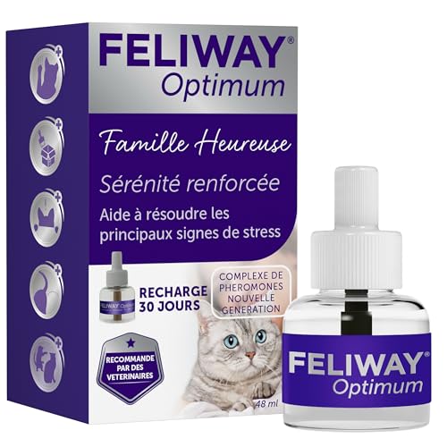 FELIWAY® Optimum Nachfüllflakon 48ml | Anti Stress Katze | 30-Tage Nachfüller von FELIWAY