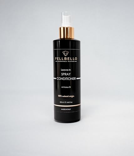 FELLBELLO Leave-In Spray Conditioner für Hunde und Katzen mit Honig und Jojoba für alle Felltypen von FELLBELLO