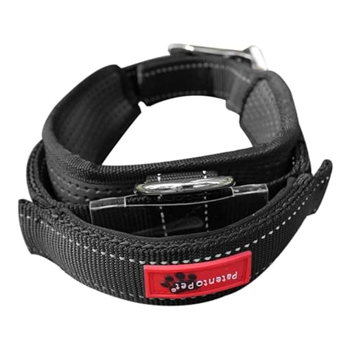 Dog Mastiff Halsband Heavy Duty Schwarz Halskette Für Große Rassen Gothic Für Katze Halsband Für Haustier Welpen Nylon Haustier Halsband Leicht von FENOHREFE