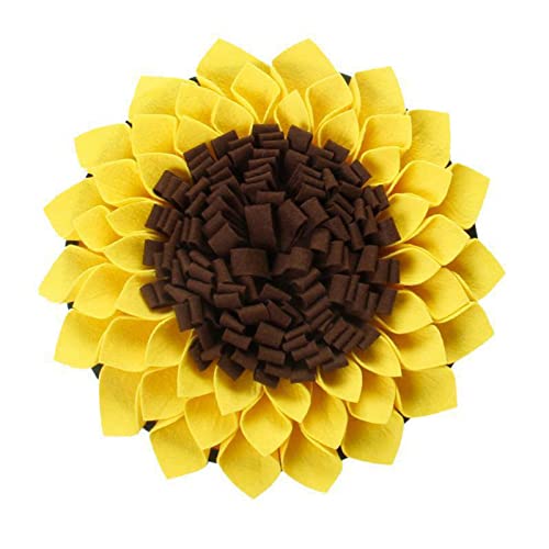 Hund Schnüffelmatte Kaninchen Futtersuche Futterunterlage Sonnenblume Leckerli Trainingsmatte Langweilige Brecher Für Kaninchen Meerschweinchen Hund Schnüffelmatte Spielzeug Kleine Hund Puzzle von FENOHREFE