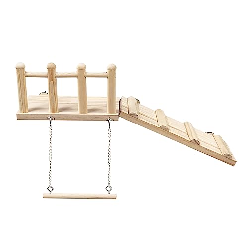 Vogelstange Vogelkäfig Ständer HolzPlattform Käfig Spielzeug Papagei Ständer Spielplatz Käfig Zubehör Kleine Mittlere Vögel Leiter Vogel Spielzeug Für Vogelkäfig von FENOHREFE