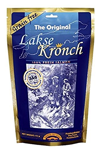 Lakse Kronch Salmon Dog Treats| 175 gram Bag von FENRIR