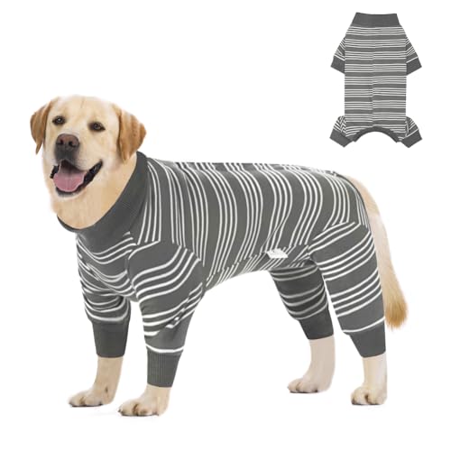 FEimaX Einteiler für Hunde (Grau, 3XL) von FEimaX