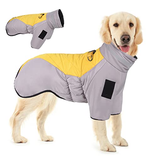 FEimaX Hundemantel Wasserdicht Warme Winter Hundejacke Hundepullover für Kleine Mittlere Große Hunde Jacke Weste mit Beinen Winddicht Kaltes Wetter Haustier Kleidung von FEimaX