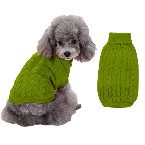 FEimaX Hundepullover Haustier Katze Hund Pullover Winter Warmer Sweater für Kleine Mittelgroße und große Hunde Katzen Welpen Strickpullover Kleidung Mantel Kostüm von FEimaX