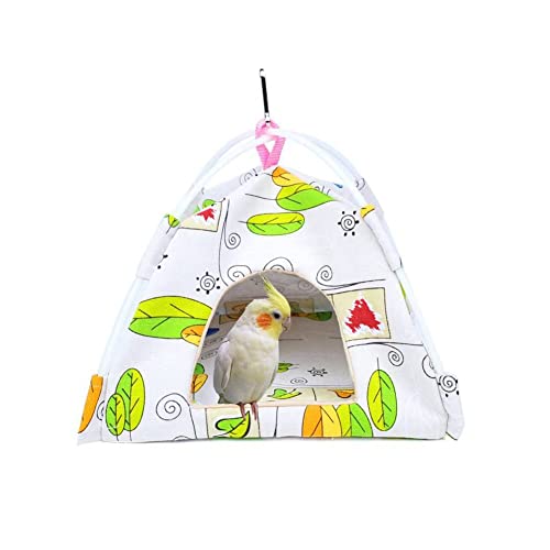 FEimaX Vogelnest zum Aufhängen, Hängematte, Finkenkäfig, Kuschelhütte, Zelt für kleine mittelgroße Papageien, Sittiche, Lovebird, Graupapageien, Nymphensittiche von FEimaX