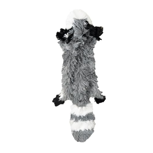 FGA MARKETPLACE Racoon Flat Plüsch-Hundespielzeug, ohne Füllung, kein Quietschen, lustiger Stil, wird Ihren Hund stundenlang unterhalten, empfohlen für kleine und mittelgroße Hunde, 53,3 cm lang von FGA MARKETPLACE