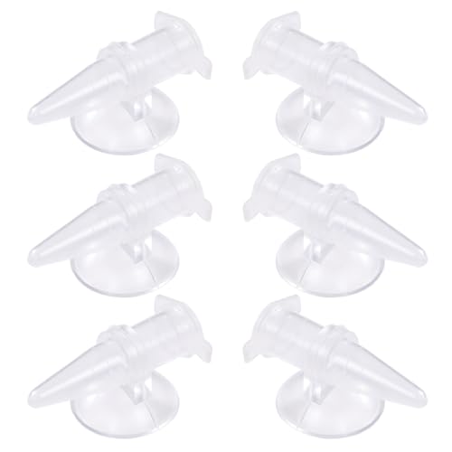 6PCS Automatische Garnelen Fütterungstassen PVC Saugnapf Tasse Garnelenfutter Für Eine Einfache Überwachung Der Effizienten Aquarium Fütterung von FGDTREE