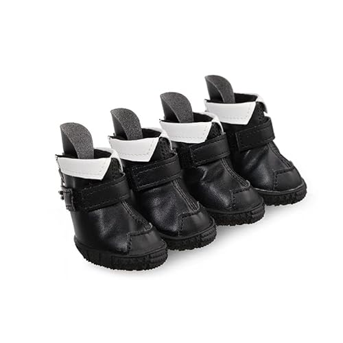 FGVHJOJXA Atmungsaktive Hundeschuhe, Hundestiefel Pfotenschutz for Hunde beim Laufen, Laufen, Wandern, wasserdichte, rutschfeste, hitzebeständige Stiefeletten aus Gummi for heiße Pflaster(Size:35) von FGVHJOJXA