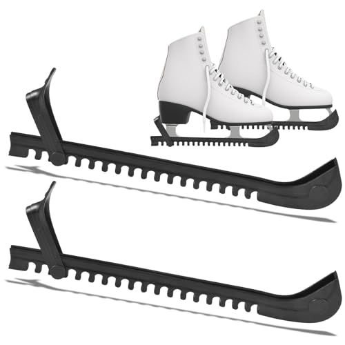 Kufenschoner für Eishockeyschlittschuhe,Verstellbare Schlittschuhschützer,Schlittschuhschutz,Schoner für Schlittschuhkufen, Eishockey Schlittschuhe Kufenschoner,für Hockey oder Eiskunstlauf (schwarz) von FGen