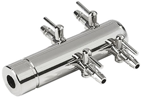 FIAP AIR ACTIVE Distributor 4 x 6 - Luftverteiler - 4 Abgänge 4 mm - Eingang 18 mm - Luftausströmer - Verteiler - aus Metall - Teichbelüftung - Zubehör von FIAP