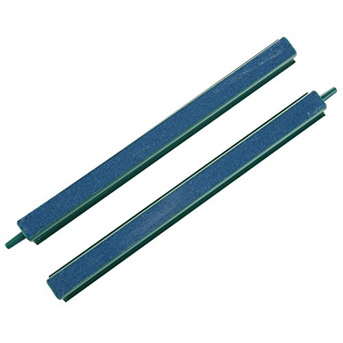 2 x Luftdiffusoren für Aquarien, 20,3 cm, Grün und Blau von FIGGRITID